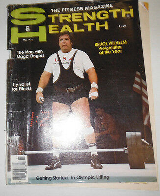 Strength & Health Magazine Bruce Wilhelm Olympic Lifting May 1978 110414R