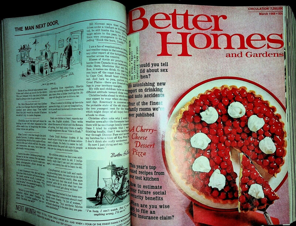 Better Homes & Gardens 1968 12 Monthly Issues Bound Vintage Ads! 021920AME4