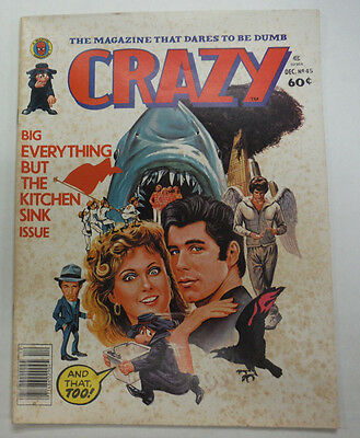 Crazy Magazine Grease John Travolta December 1978 060915R