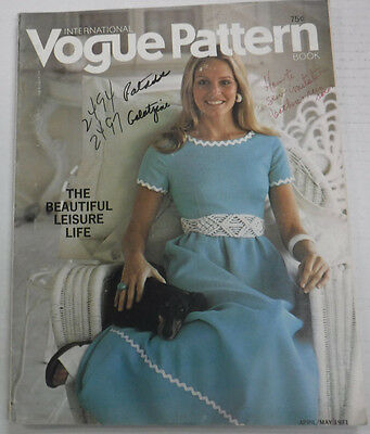 Vogue Pattern Magazine The Beautiful Leisure Issue April/May 1971 081215R