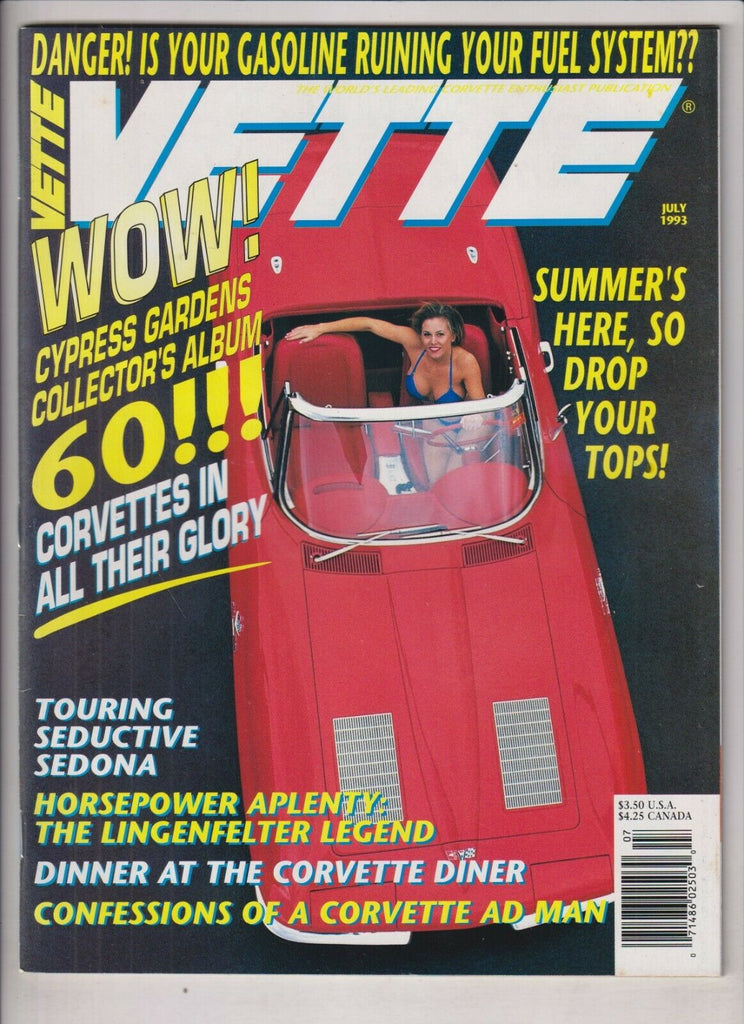 Vette Mag Corvettes & Sedona & Lingenfelter July 1993 022420nonr