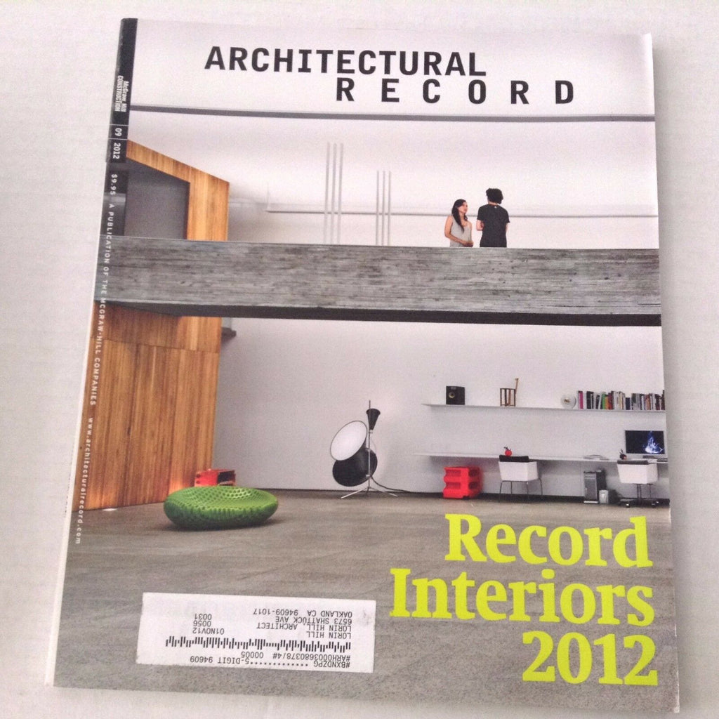 Architectural Record Magazine Record Interiors September 2012 070417nonrh