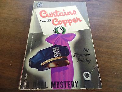 Curtains for the Copper 1941 Dell Mapback Mystery Novel 122915ame