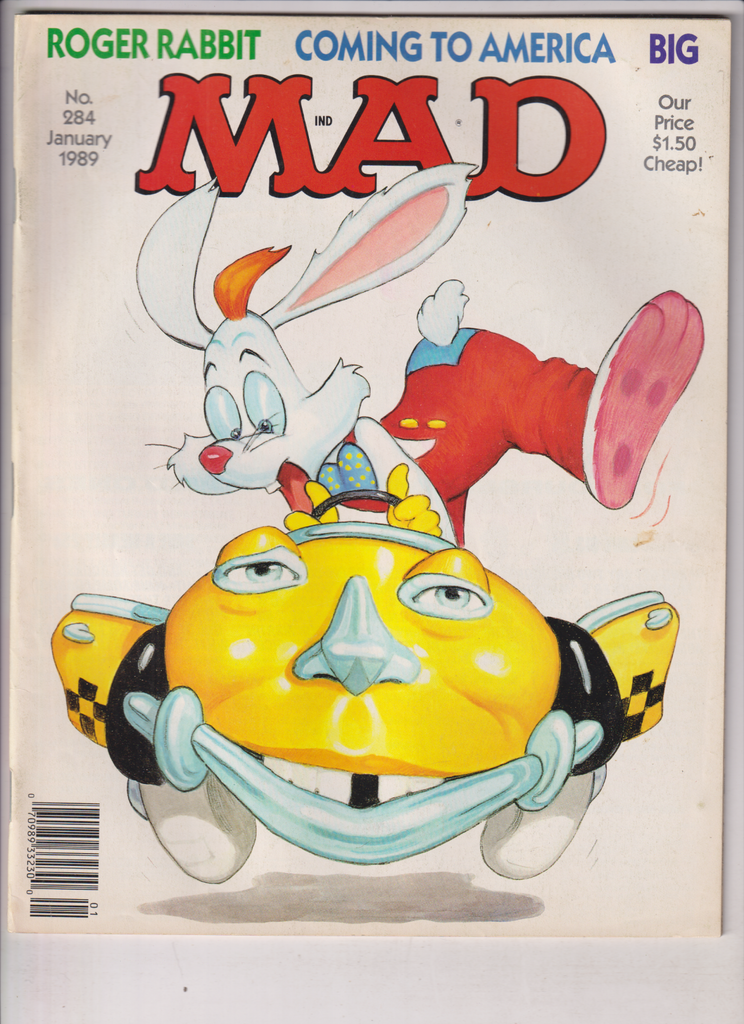 Mad Magazine Roger Rabbit Coming To America January 1989 121919nonr