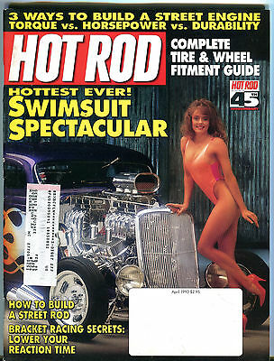 Hot Rod Magazine April 1993 Swimsuit Spectacular EX 020516jhe