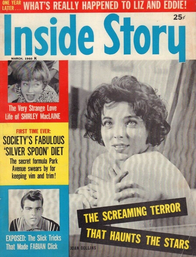 Inside Story march 1960 Joan Collins Shirley MacLaine 013119DBE2