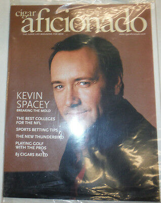 Cigar Aficionado Magazine Kevin Spacey Sport Betting Tips February 2002 033115R2