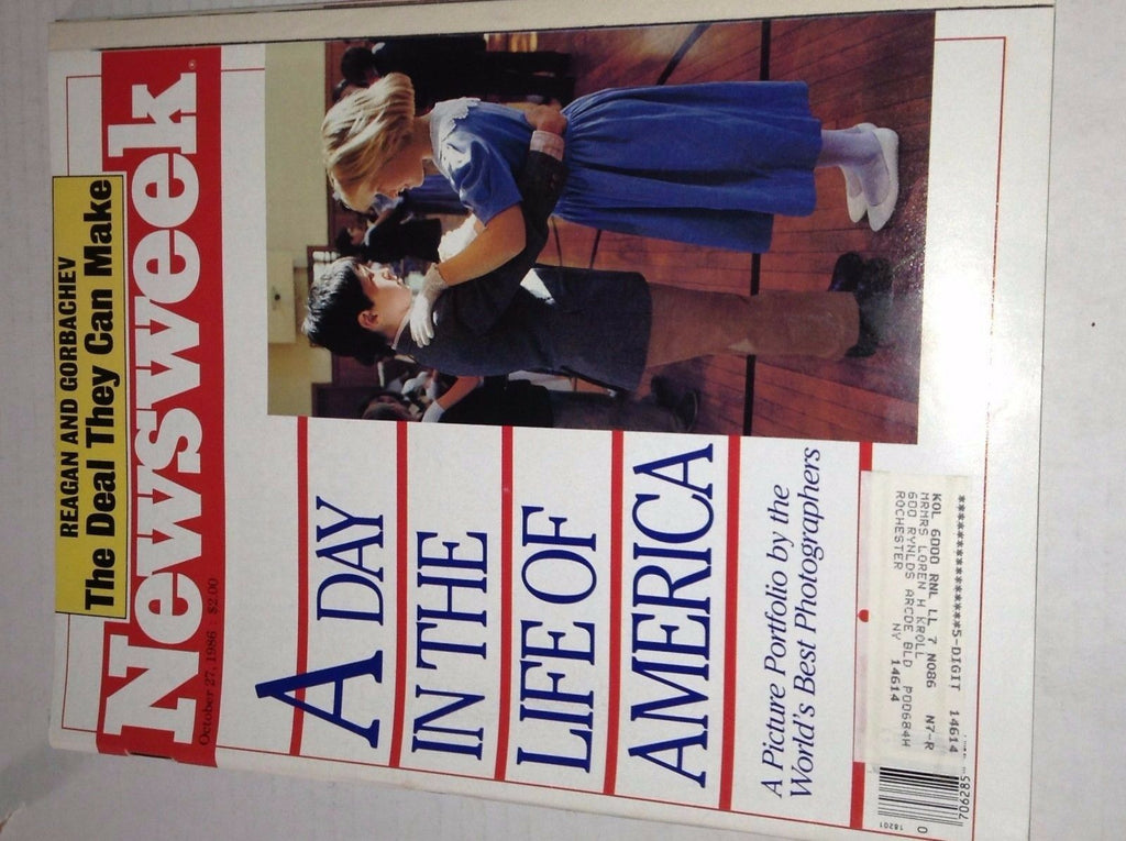 Newsweek Magazine A Day In America October 27, 1986 102016RH