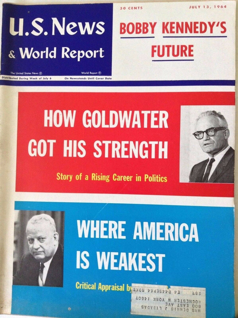 US News Magazine Goldwater's Strength July 13, 1964 090217nonrh