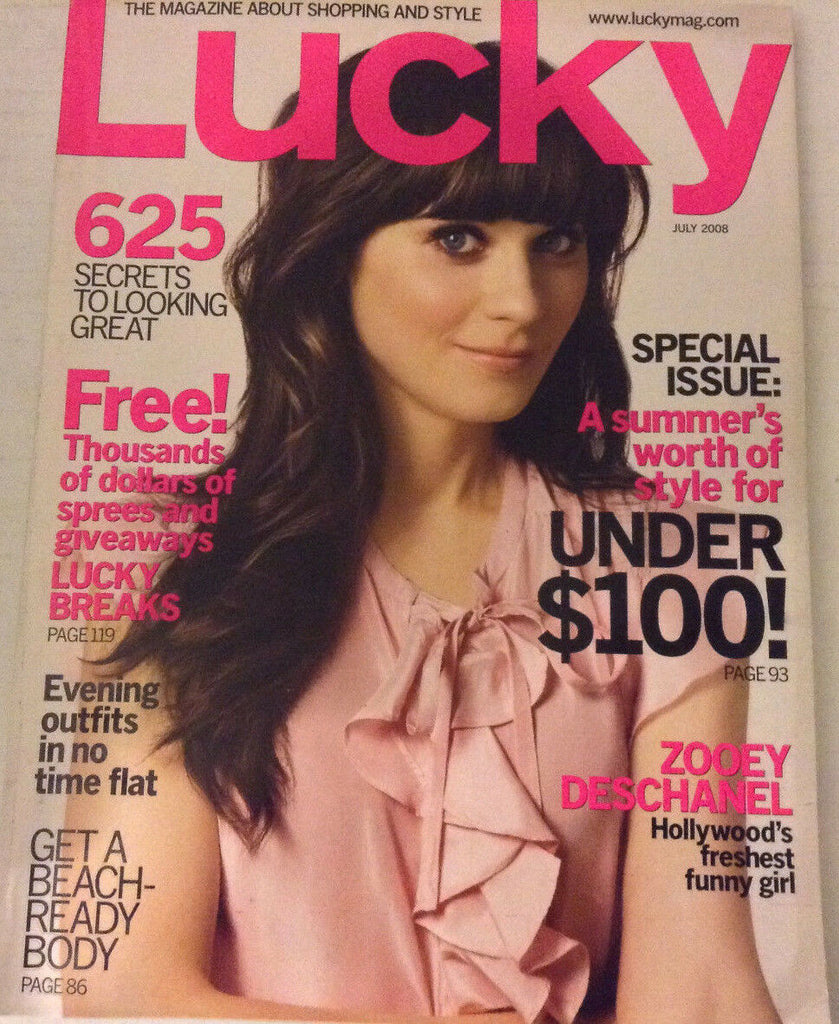 Lucky Magazine Zooey Deschanel Great Looks July 2008 080917nonrh