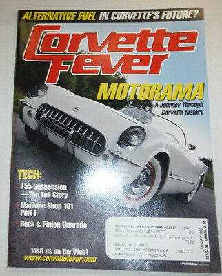 Corvette Fever Magazine Journey Through Corvette History January 2003 022715r
