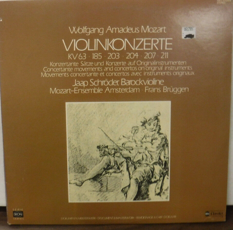 Wolfgang Amadeus Mozart Konzertante Satze Und Kohzerte Fur violine 012118LLE
