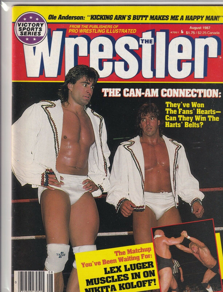 The Wrestler Magazine Can-Am Connection Lex Luger August 1987 052919nonr