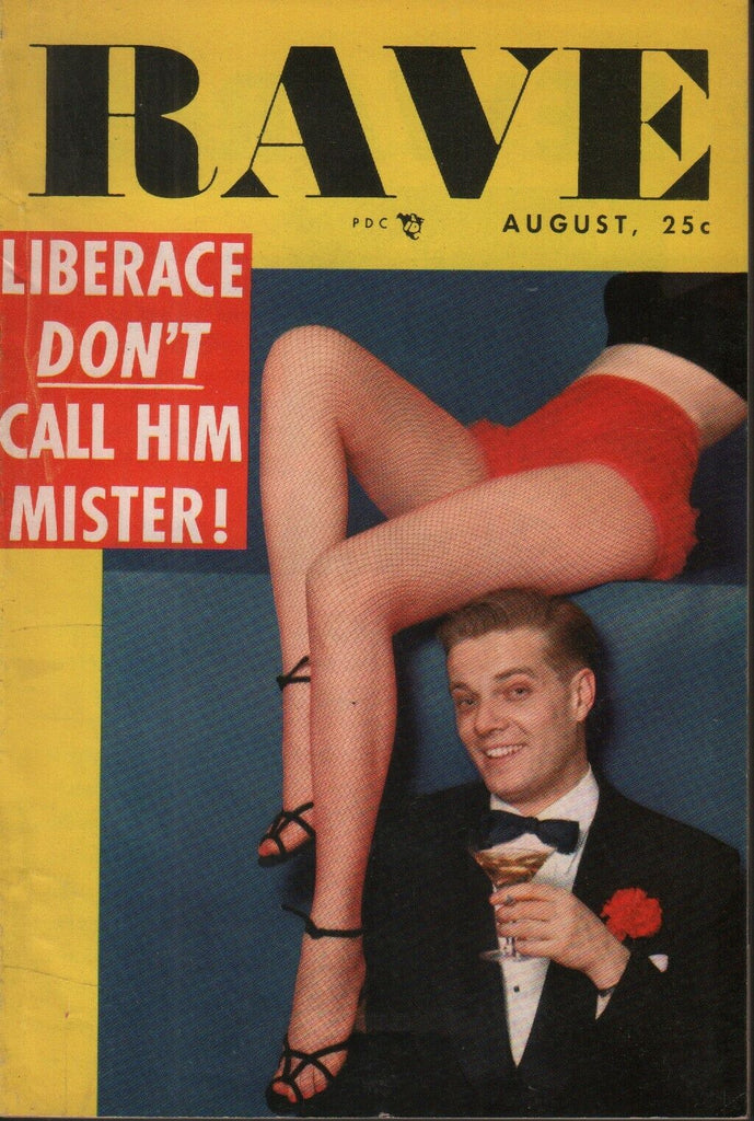 Rave Digest August 1954 Joan Crawford Cheesecake Pin Up 070819AME
