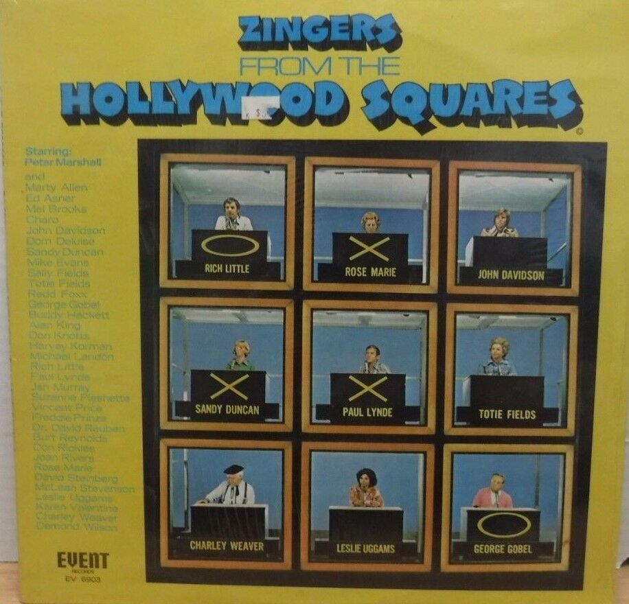 Zingers From The Hollywood Squares Event EV 6903 33RPM 071117DBE