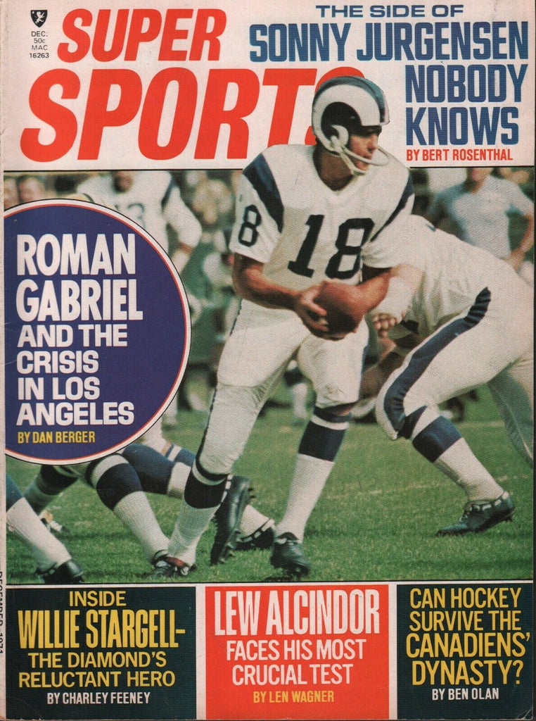 Super Sport December 1971 Lew Alcindor Roman Gabriel Sonny Jurgensen 050719DBE2