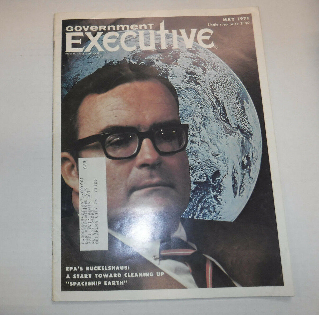 Government Executive Magazine EPA's Ruckelshaus May 1971 FAL FAA 102016R