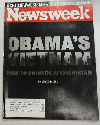Newsweek Magazine Barack Obama Salvage Afghanistan February 2009 052615R