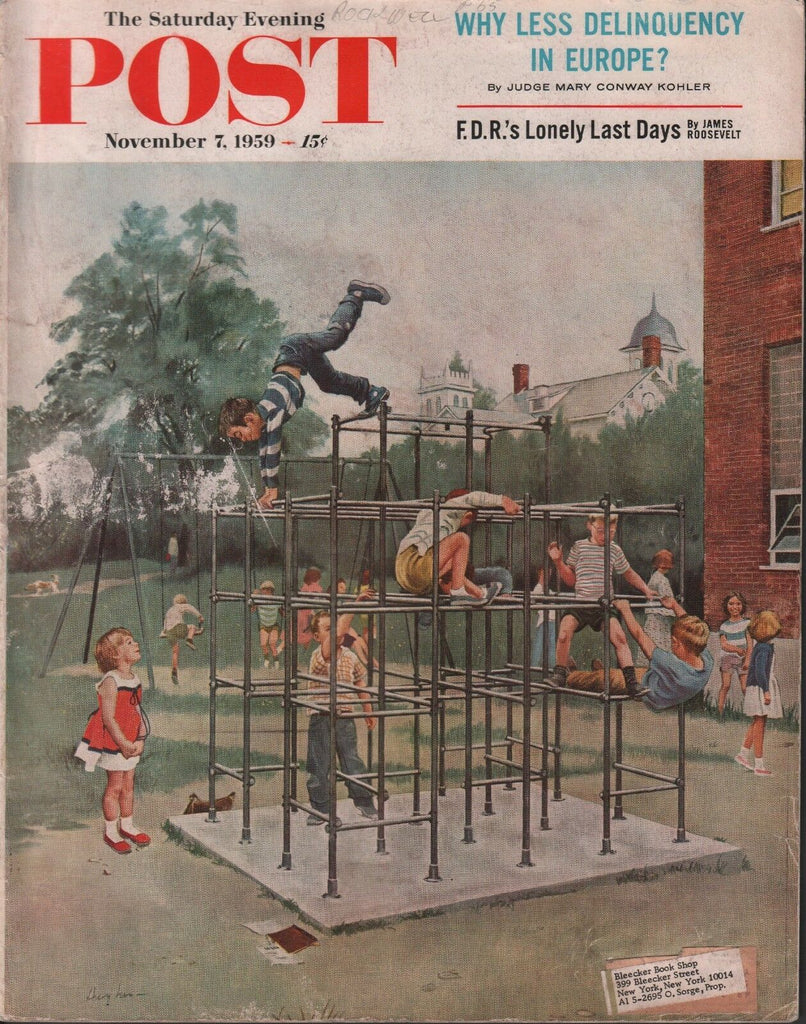 Saturday Evening Post November 7 1959 James Roosevelt Mary Conway102518DBPost