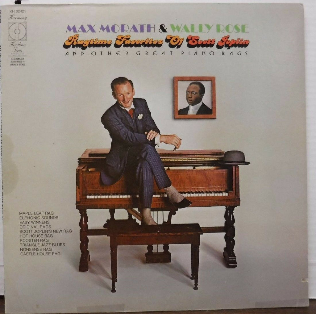 Max Morath & Wally Rose Ragtime favorites of Scott Joplin 33RPM 121816LLE