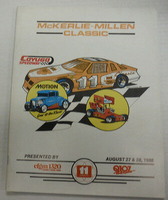 McKerlie-Millen Classic Brochure Magazine Cayuga Speedway August 1988 081415R