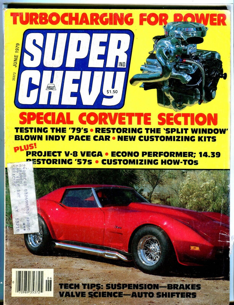 Super Chevy Magazine June 1979 Corvette VG w/ML 041417nonjhe