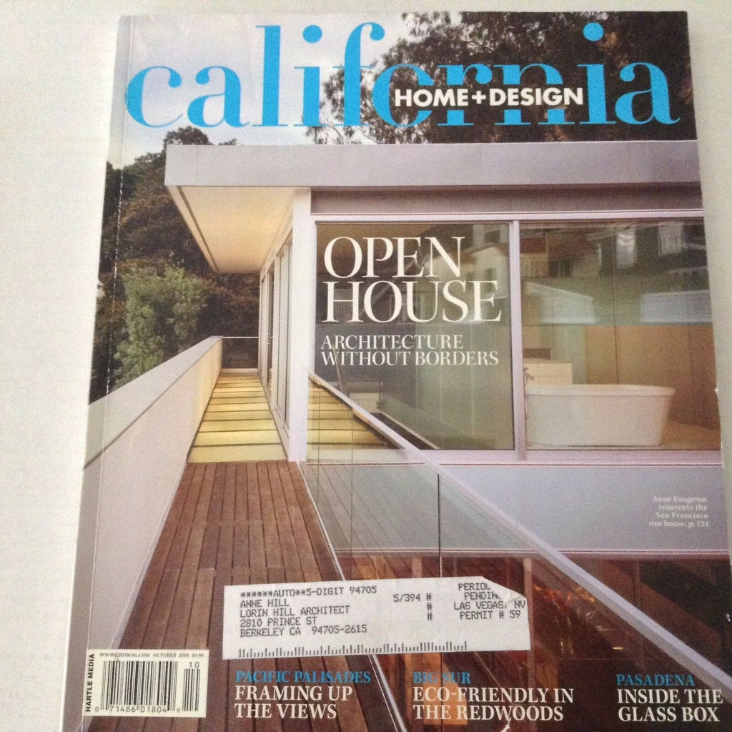 California Home & Design Magazine Anne Fougeron October 2006 062917nonrh