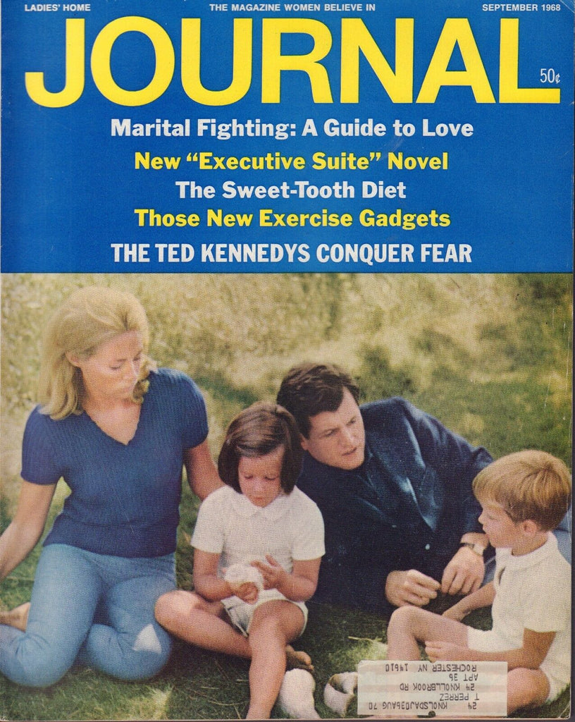 Ladies Home Journal September 1968 Ted Kennedy w/ML 081417nonDBE
