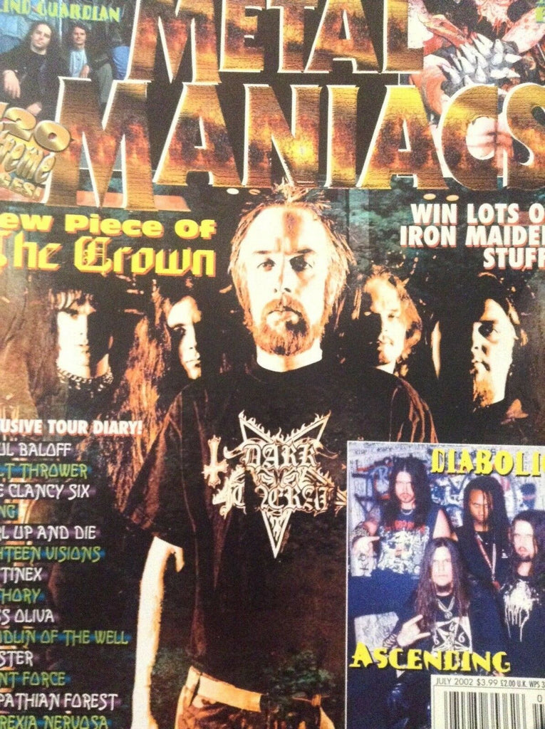 Metal Maniacs Magazine The Crown Diabolic July 2002 012619nonrh