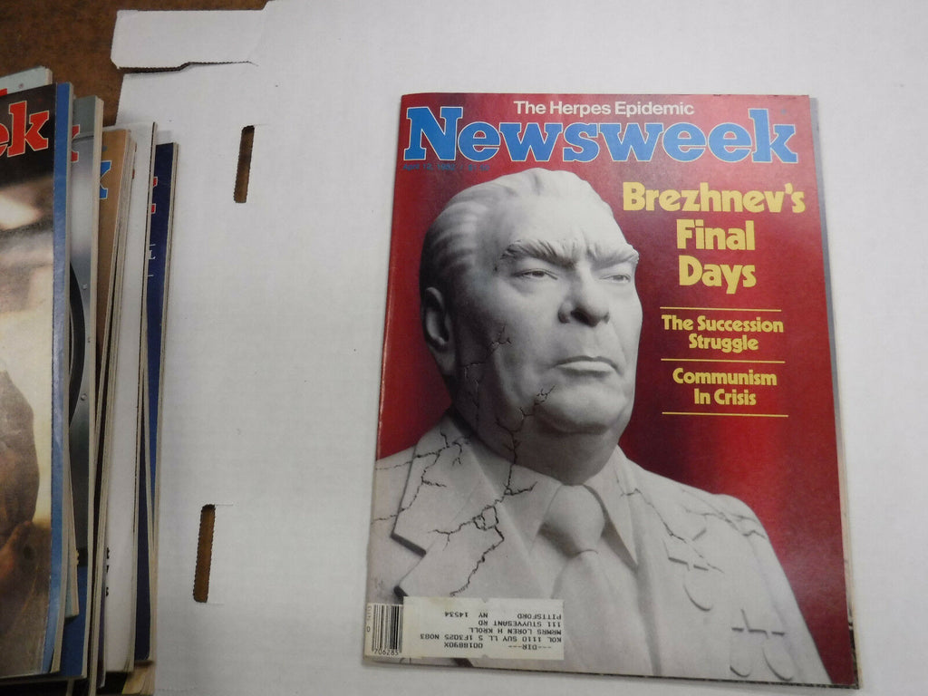 Newsweek Magazine Brezhner's Final Days April 1982 093016R