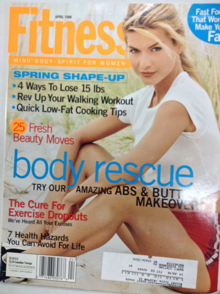 Fitness Magazine Body Rescue Your Abs & Butt Makeover April 1998 080917nonr