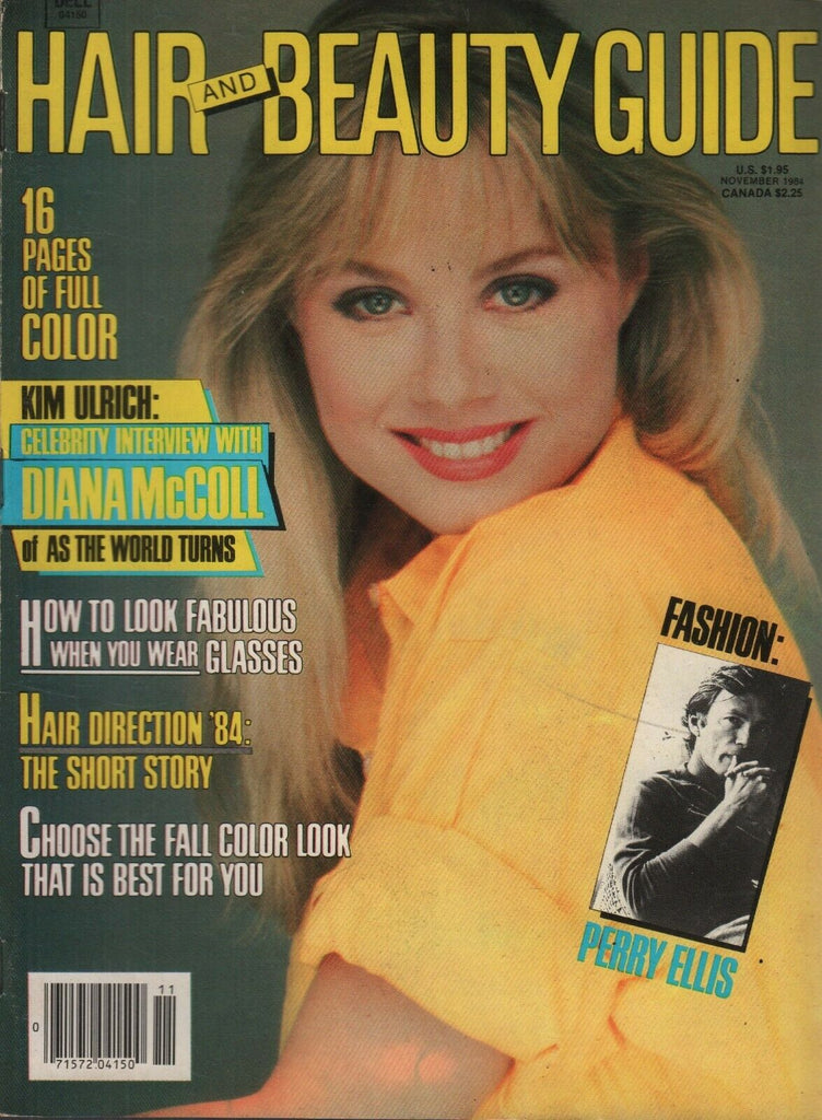 Hair and Beauty Guide November 1984 Kim Ulrich Diana McColl 072619AME2