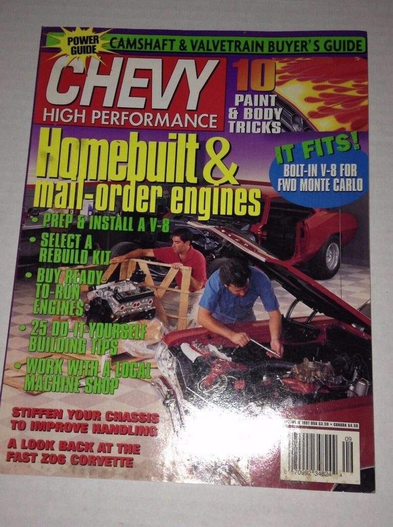 Chevy High Performance Magazine Mail-Order Engines September 1997 030717NONRH