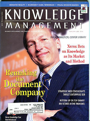 Knowledge Management Magazine February 2000 Dan Holtshouse EX FAA 031416jhe