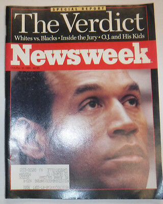Newsweek Magazine O.J. Simpson Inside the Jury October 1995 WITH ML 081915R