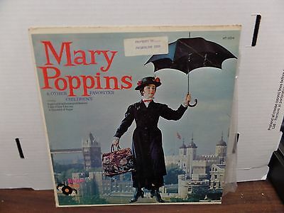 Mary Poppins & Other Childrens Favorites Happy Time HT-1034 33rpm 083016DBE