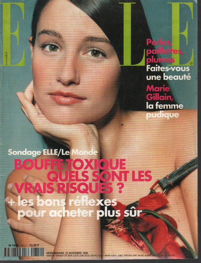 Elle French Fashion Magazine November 22 1999 Marie Gillain 090820ame