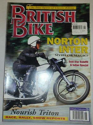 British Bike Magazine Norton Inter Gold Star Rebuild June 1995 012715R