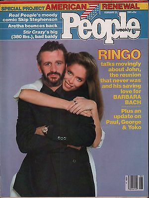 People Weekly February 23 1981 Ringo Starr, Skip Stephenson VG 020916DBE