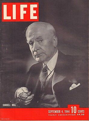 Life Magazine September 9 1944 Birthday Cordell Hull VG 050216DBE2