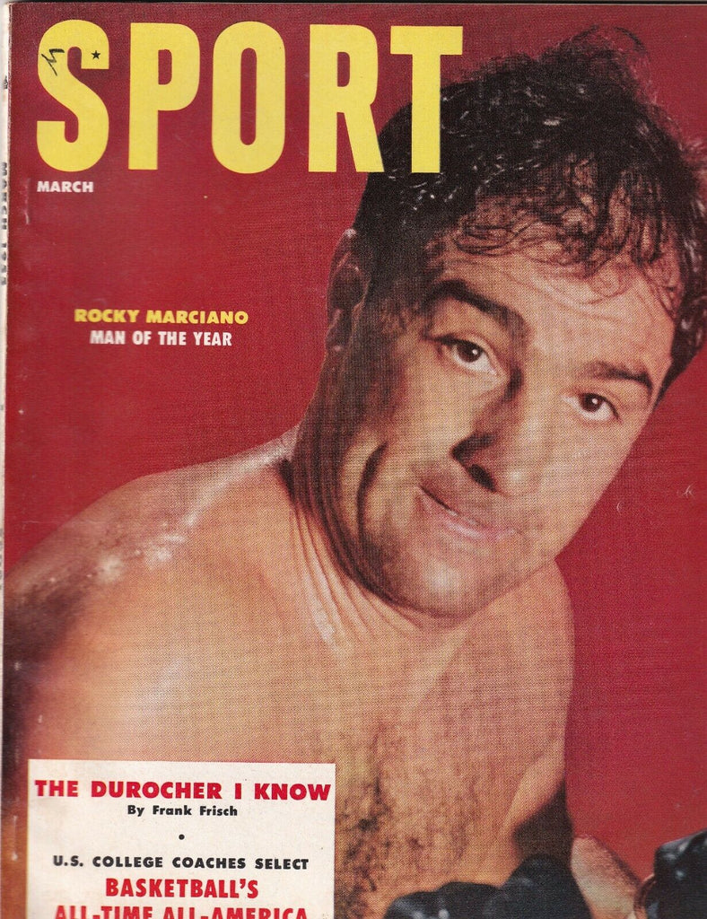 Sport Magazine Rocky Marciano The Durocher I Know March 1955 NO ML 073119nonr