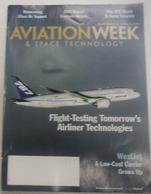 Aviation Week Magazine Flight Testing Airliner Tech April 2015 061215R