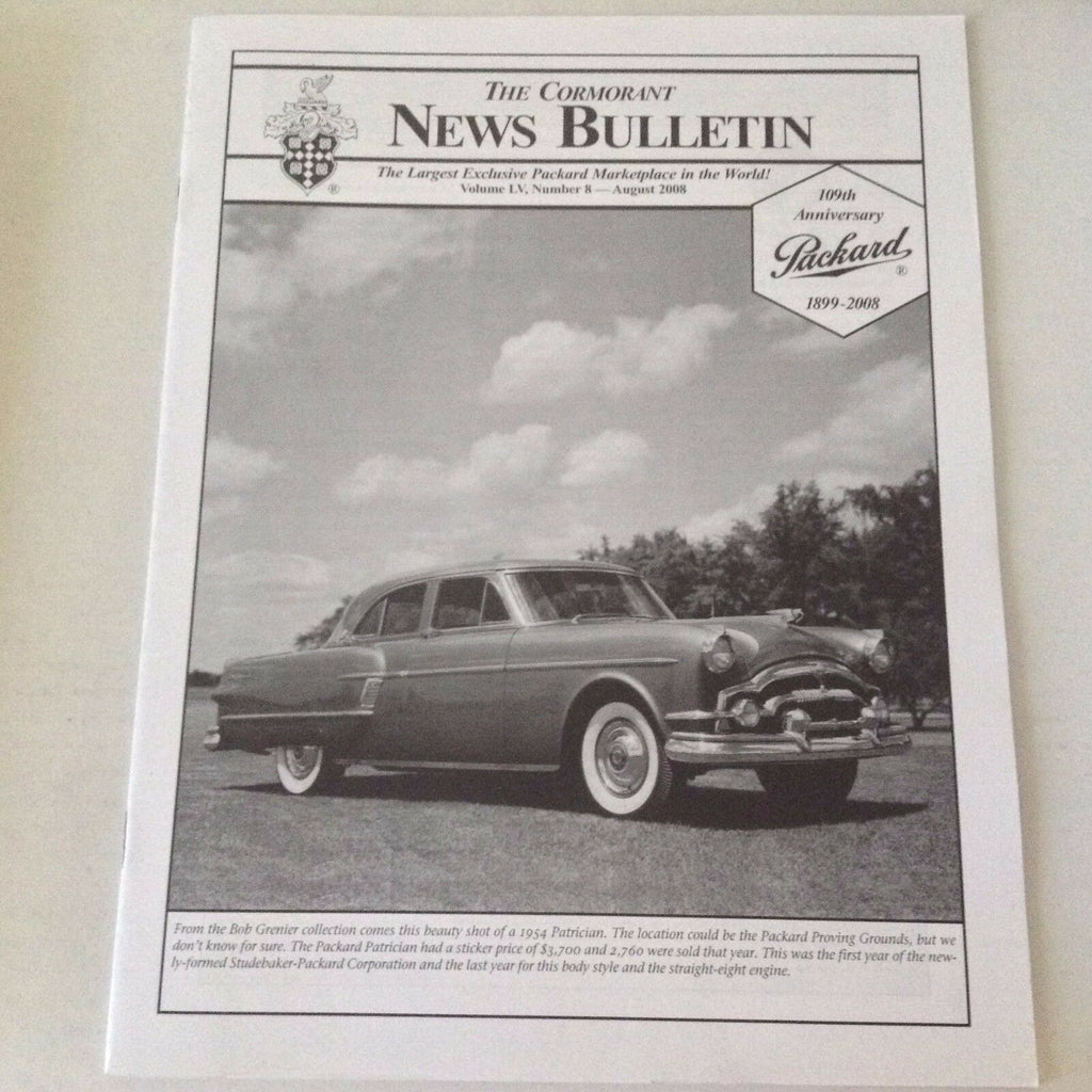 Cormorant Bulletin Magazine 1954 Patrician August 2008 052917nonrh