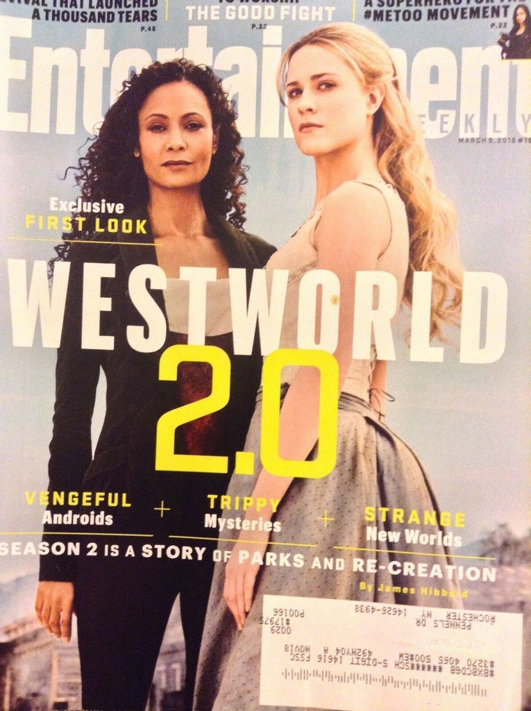 Entertainment Weekly Magazine Westworld 2.0 Thandie Mach 2018 051018nonrh