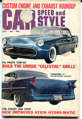 Car Speed and Style July, 1961 Celestial I VG NO ML 120815jhe2