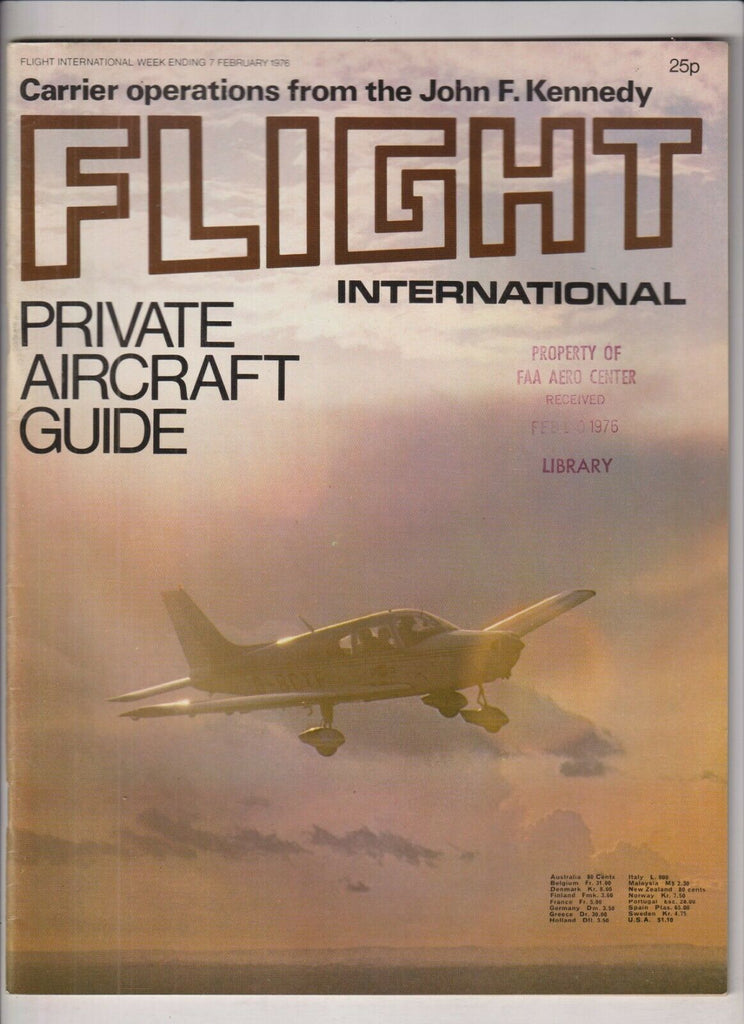 Flight International Mag Private Aircraft Guide February 7, 1976 022420nonr