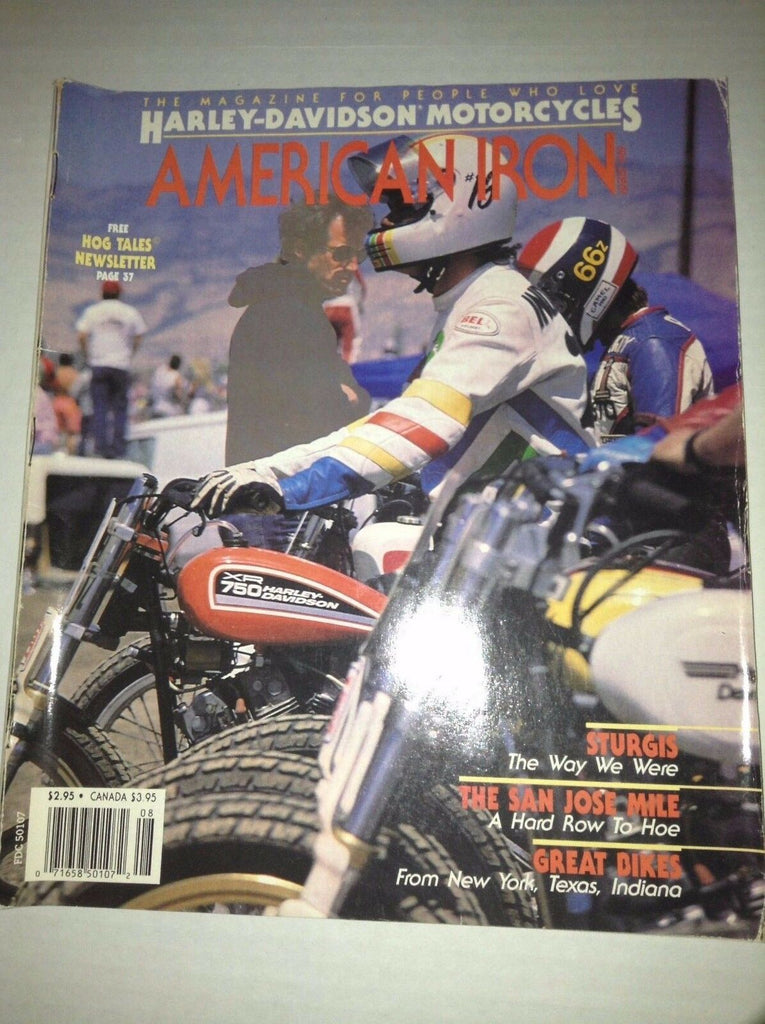 American Iron Magazine Hog Tales San Jose Mile 1989 032817NONRH