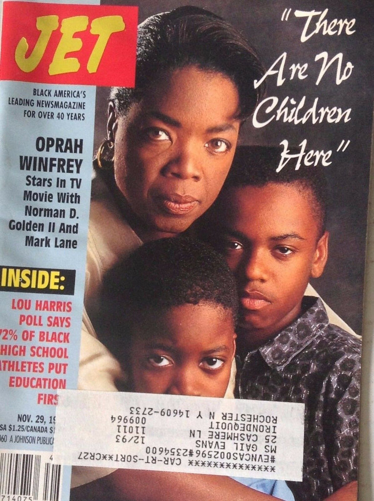 Jet Magazine Oprah Winfrey Lou Harris November 29, 1993 090517nonrh