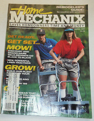 Home Mechanix Magazine New Powerful Lawn Tractors March 1988 100214R1