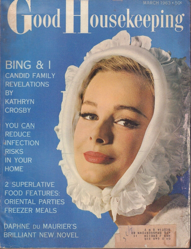 Good Housekeeping March 1963 Kathryn Crosby w/ML 101917nonDBE